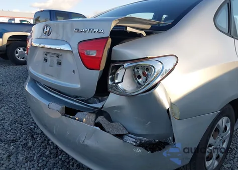 2010 Hyundai Elantra Gls from USA, damaged, VIN KMHDU4AD7AU118258